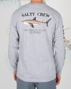Salty Crew Bruce Athletic Heather L/S Standard Tee