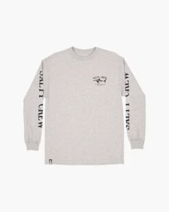 Salty Crew Bruce Athletic Heather L/S Standard Tee -Salty Crew 20135070 ATHL HEA