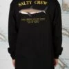 Salty Crew Bruce Black L/S Standard Tee -Salty Crew 20135070 BLK OMBACK