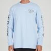 Salty Crew Bruce Light Blue L/S Standard Tee -Salty Crew 20135070 LBL OMFRONT