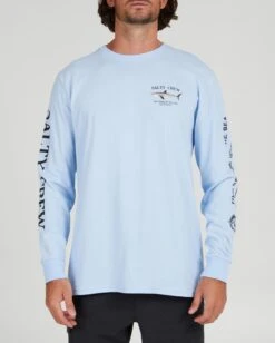 Salty Crew Bruce Light Blue L/S Standard Tee