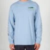 Salty Crew El Dorado Marine Blue L/S Premium Tee -Salty Crew 20135071 MRBLUE OMFRONT