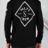 Salty Crew Tippet Boys Black L/S Sunshirt -Salty Crew 20135098Y BLK OMBACK