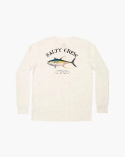 Salty Crew Ahi Mount Vintage White L/S Tech Tee -Salty Crew 20135117 WHT BACK 1