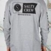 Salty Crew Alpha Athletic Heather L/S Premium Tee -Salty Crew 20135143 ATHLHEA OMBACK