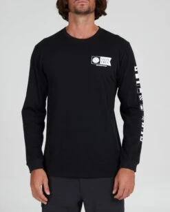 Salty Crew Alpha Black L/S Premium Tee