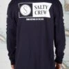 Salty Crew Alpha Navy L/S Premium Tee -Salty Crew 20135143 NVY OMBACK