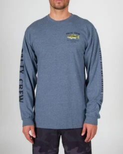 Salty Crew Bigmouth Athletic Heather L/S Premium Tee