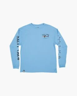 Salty Crew Bruce Light Blue L/S Sunshirt -Salty Crew 20135148 LBL