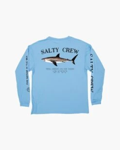 Salty Crew Bruce Light Blue L/S Sunshirt -Salty Crew 20135148 LBL BACK