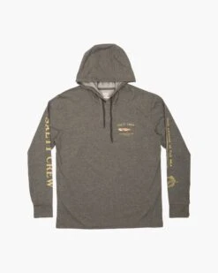 Salty Crew Bruce Charcoal Hood Tech Tee -Salty Crew 20135213 CHAR 1858f8d3 83ab 4fc8 8701 199642a65ab6