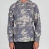 Salty Crew Bruce Sand Camo Hood Tech Tee -Salty Crew 20135213 SANCMO OMFRONT