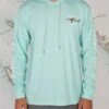 Salty Crew Bruce Sea Foam Hood Tech Tee
