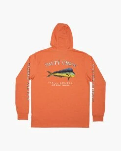Salty Crew El Dorado Sunburn Hood Tech Tee -Salty Crew 20135236 SUNBURN BACK