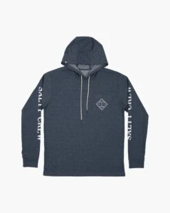 Salty Crew Tippet Navy Pocket Hood Tech Tee -Salty Crew 20135237 NVY