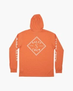 Salty Crew Tippet Sunburn Pocket Hood Tech Tee -Salty Crew 20135237 SUNBURN BACK