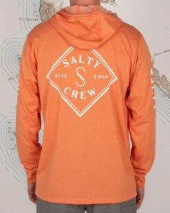 Salty Crew Tippet Sunburn Pocket Hood Tech Tee