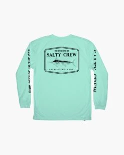 Salty Crew Stealth Sea Foam L/S Sunshirt -Salty Crew 20135280 SEAFOAM BACK