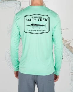 Salty Crew Stealth Sea Foam L/S Sunshirt