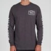 Salty Crew Stealth Charcoal Heather L/S Standard Tee -Salty Crew 20135284 CHARHEA OMFRONT