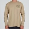 Salty Crew Stealth Khaki Heather L/S Standard Tee -Salty Crew 20135284 KHAHEA OMFRONT