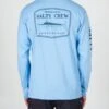 Salty Crew Stealth Light Blue L/S Standard Tee -Salty Crew 20135284 LIGHTBLUE OMBACK