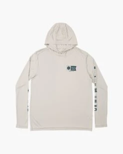 Salty Crew Alpha Silver Hood Sunshirt -Salty Crew 20135296 SILV 4b160413 4121 4a37 b121 60b95df4bdc6