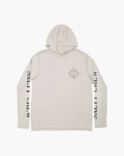 Salty Crew Tippet Silver Hood Sunshirt -Salty Crew 20135323 SLVR