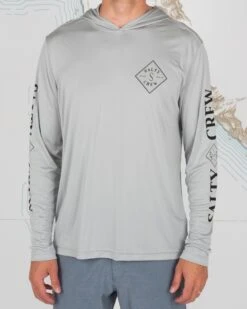 Salty Crew Tippet Silver Hood Sunshirt