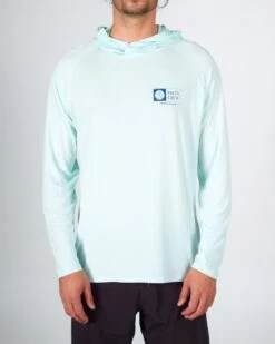 Salty Crew Mariner Sea Foam UV Hood -Salty Crew 20135398 SEAFOAM OMFRONT