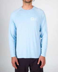Salty Crew Mariner UV Light Blue L/S Tee