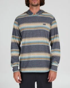 Salty Crew Outskirts Black Heather UV Hood