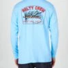 Salty Crew Fly Drop Light Blue L/S Standard Tee -Salty Crew 20135411 LIGHTBLUE OMBACK