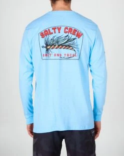 Salty Crew Fly Drop Light Blue L/S Standard Tee