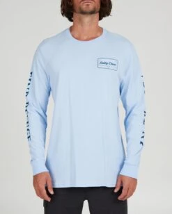 Salty Crew Marina Light Blue L/S Standard Tee
