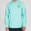 Salty Crew Bruce Sea Foam Hood Sunshirt -Salty Crew 20135418 SEAFOAM OMFRONT