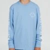 Salty Crew Tippet Boys Marine Blue L/S Tee -Salty Crew 20135424Y MRBLU OMFRONT