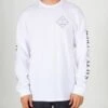 Salty Crew Tippet White L/S Premium Tee -Salty Crew 20135424 WHT OMFRONT