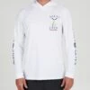 Salty Crew Tailed White Hood Sunshirt -Salty Crew 20135453 WHT OMFRONT