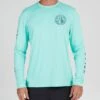 Salty Crew Fishing We Trust Sea Foam L/S Sunshirt -Salty Crew 20135455 SEAFOAM OMFRONT