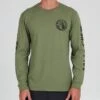Salty Crew In Fishing We Trust Sage Green L/S Premium Tee -Salty Crew 20135457 SAGE OMFRONT