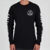 Salty Crew Lateral Line Black L/S Standard Tee -Salty Crew 20135461 BLK OMFRONT