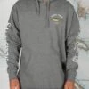 Salty Crew Ahi Mount Gunmetal Heather Hood Fleece -Salty Crew 20335010 GUNHEA OMFRONT