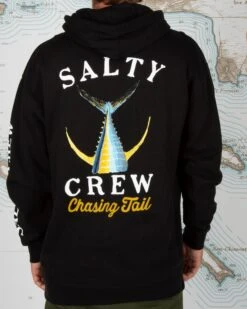 Salty Crew Tailed Black Hood Fleece