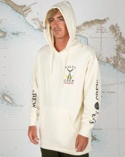 Salty Crew Tailed Ivory Hood Fleece -Salty Crew 20335015 IVO OMSIDELEFT