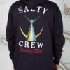 Salty Crew Tailed Navy Hood Fleece -Salty Crew 20335015 NVY OMBACK