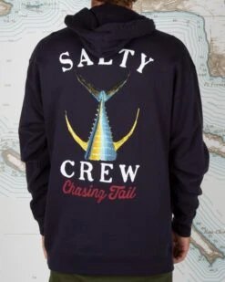 Salty Crew Tailed Navy Hood Fleece