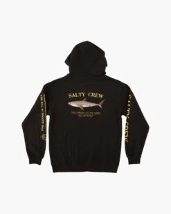 Salty Crew Bruce Boys Black Hood Fleece -Salty Crew 20335029Y BLK BACK