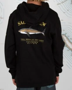 Salty Crew Bruce Boys Black Hood Fleece
