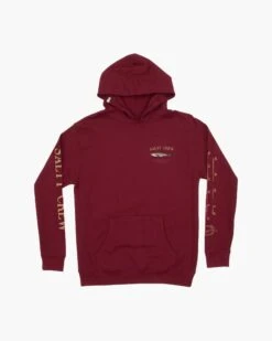 Salty Crew Bruce Boys Burgundy Hood Fleece -Salty Crew 20335029Y BUR dca4c675 4a9a 470b ac67 cfb1981de531